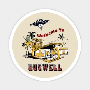 Welcome To Roswell New Mexico Magnet